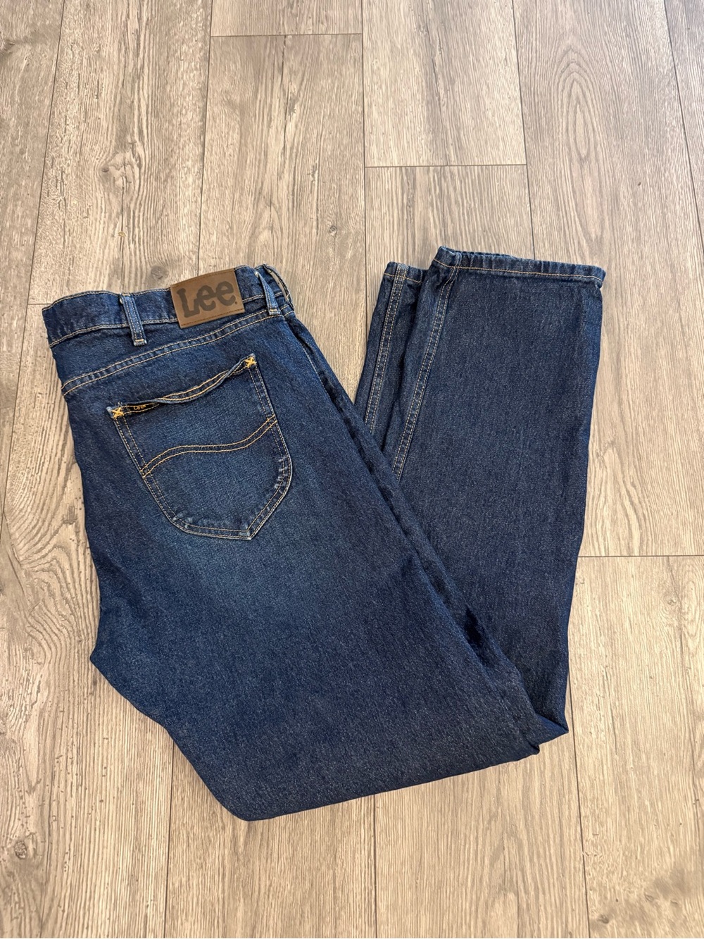 Lee Slim Fit Medium Wash Men’s 40x32 Denim Pant Jeans